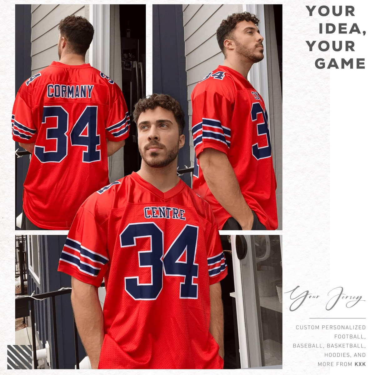 Custom Black Grey Classic Style Mesh Authentic Football Jersey