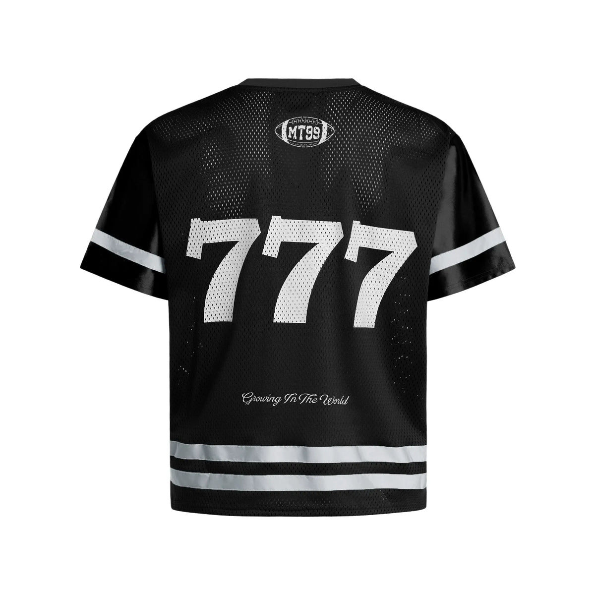 Black #777 Football Jersey Shirt – Retro Sportswear Style