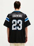Black  #23 Football Jersey Shirt – Retro Sportswear Style