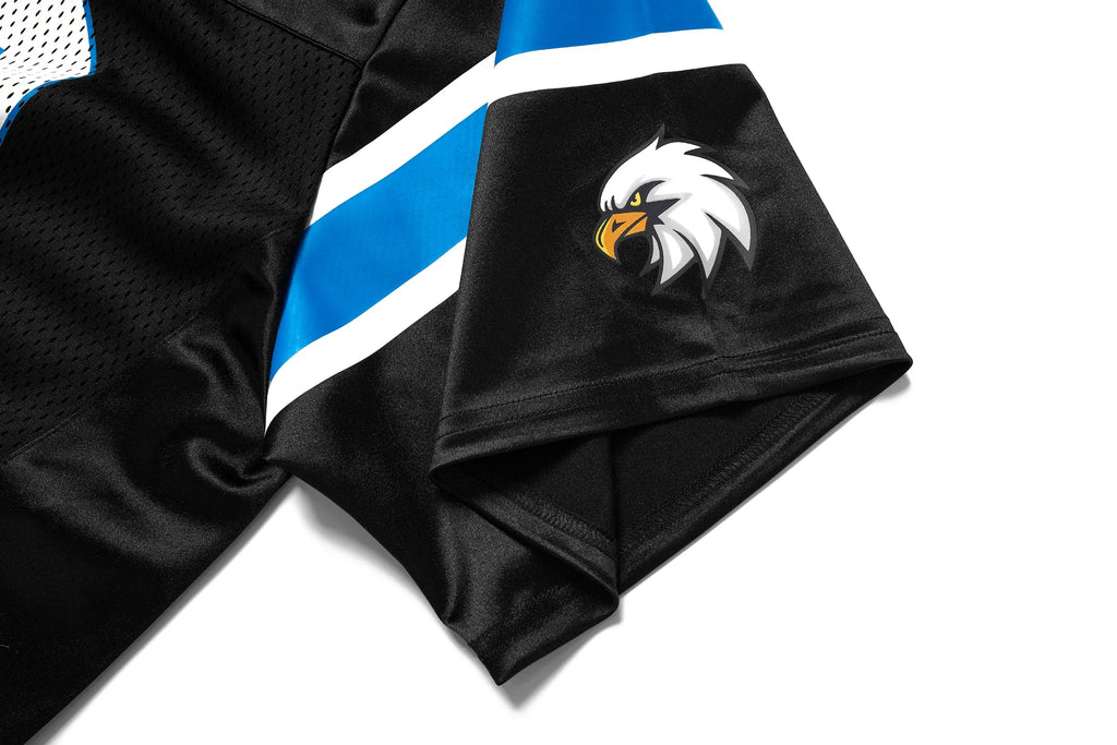 Black  #23 Football Jersey Shirt – Retro Sportswear Style
