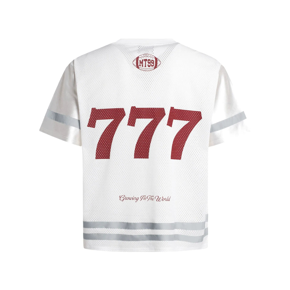 White #777 Football Jersey Shirt – Retro Sportswear Style