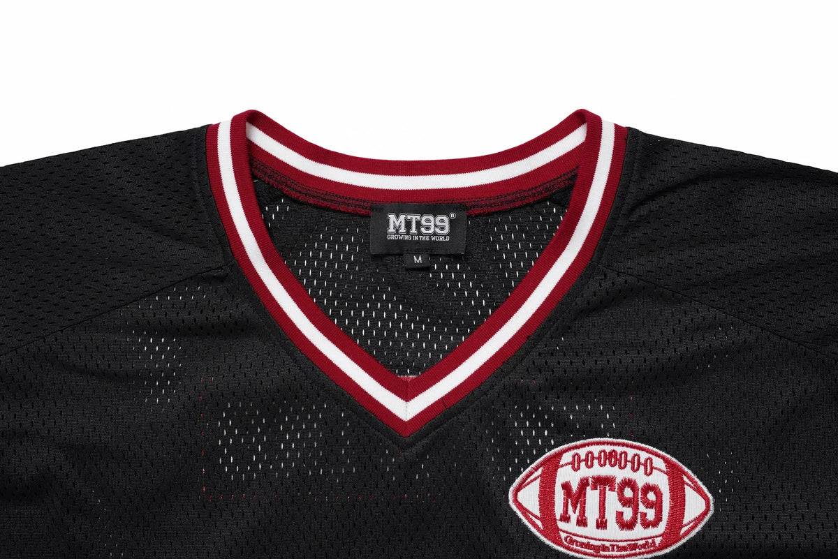 Black  #99 Football Jersey Shirt – Retro Sportswear Style