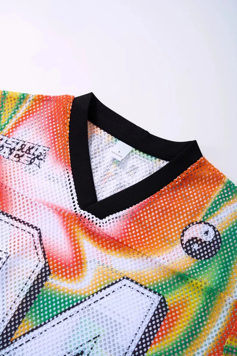 Dazzling colors #24 Football Jersey Shirt – Retro Sportswear Style