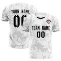 Custom White Classic Graffiti Pattern Sportswear Soccer Tops/Sets Jersey