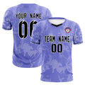 Custom Purple Classic Graffiti Pattern Sportswear Soccer Tops/Sets Jersey
