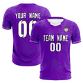 Custom Purple Classic Graffiti Pattern Sportswear Soccer Tops/Sets Jersey