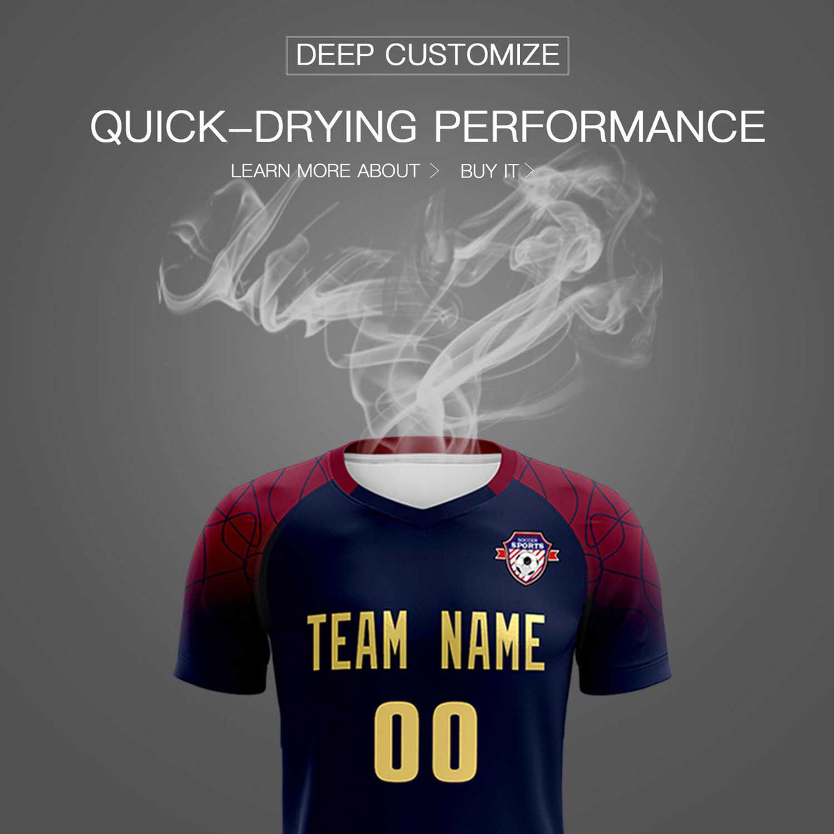 Custom Navy Classic Soccer Training Sets Jersey For Adults/Kids