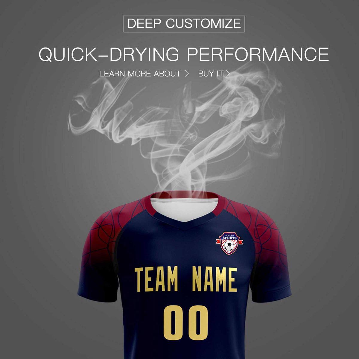 Custom Navy Classic Soccer Training Sets Jersey For Adults/Kids