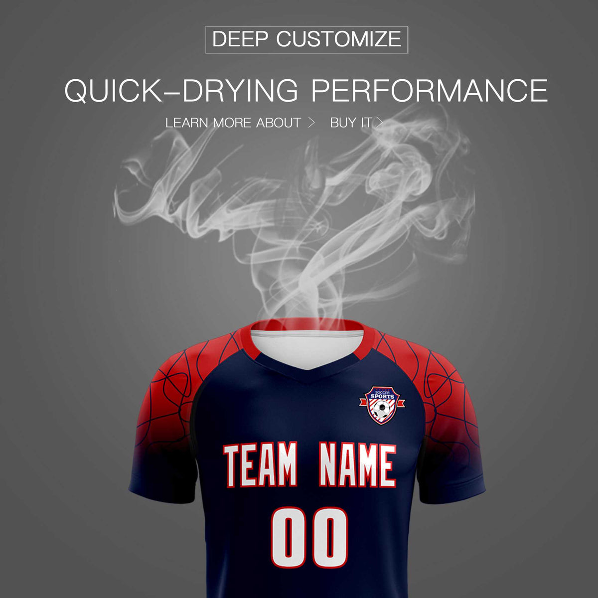 Custom Navy Classic Soccer Training Sets Jersey For Adults/Kids