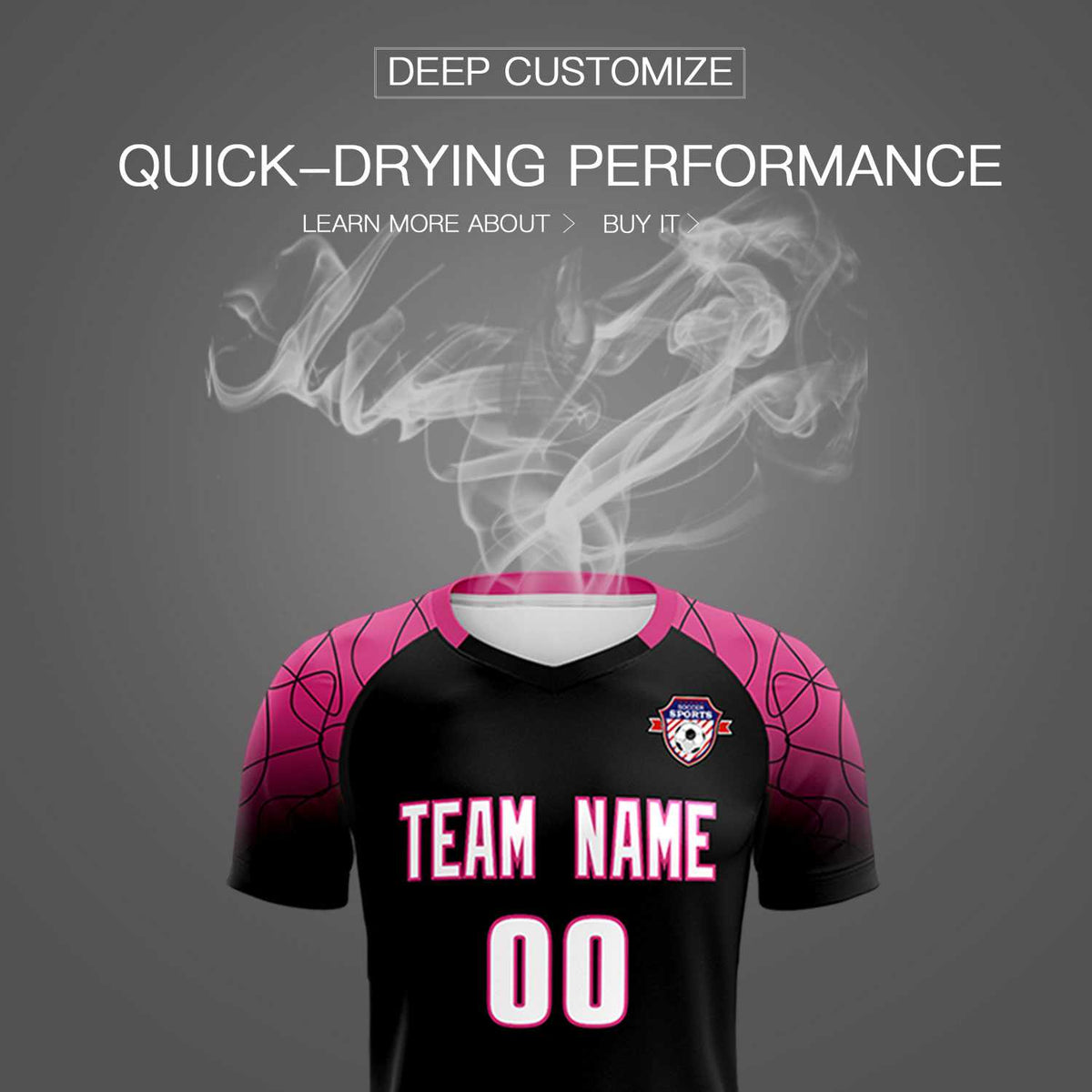 Custom Black Classic Soccer Training Sets Jersey For Adults/Kids