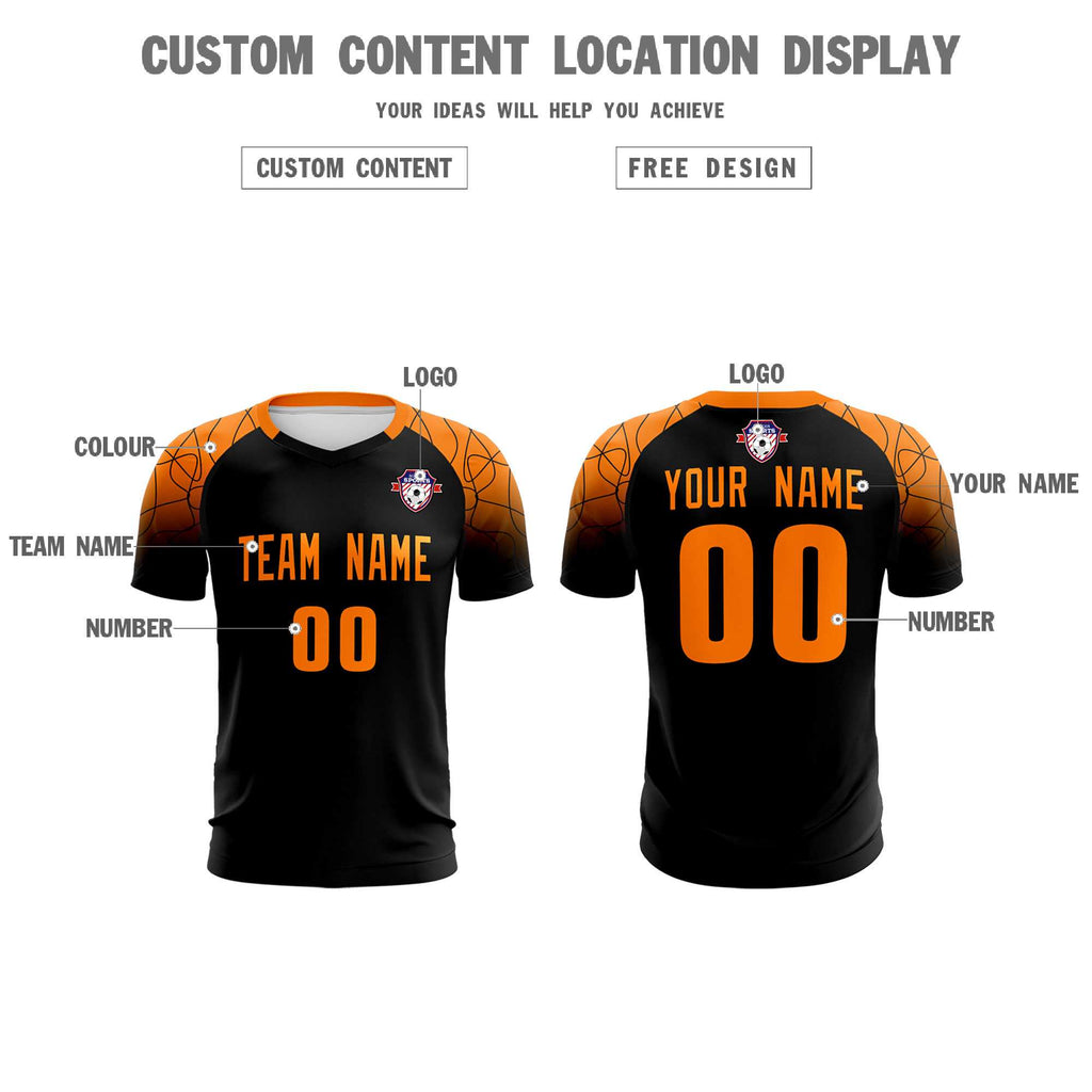 Custom Black Classic Soccer Training Sets Jersey For Adults/Kids