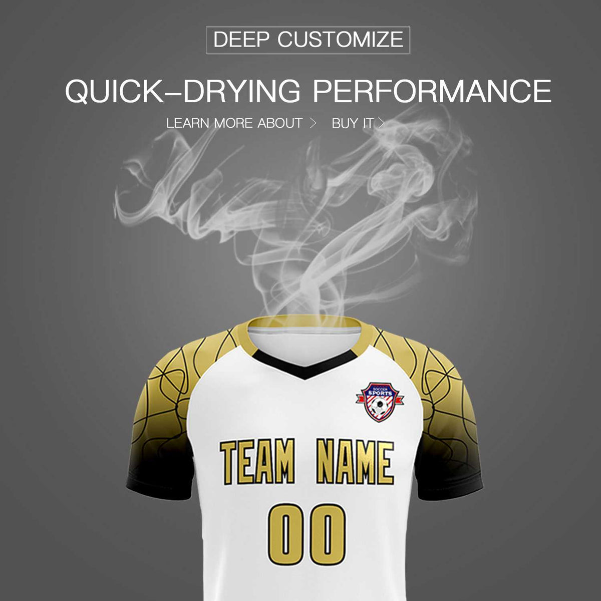 Custom White Classic Soccer Training Sets Jersey For Adults/Kids