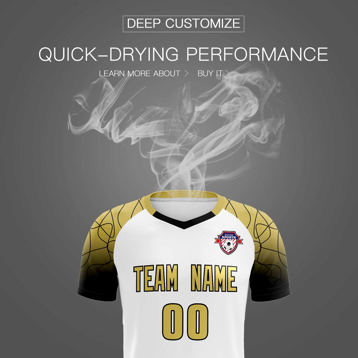 Custom White Classic Soccer Training Sets Jersey For Adults/Kids