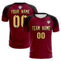 Custom Crimson Classic Soccer Training Sets Jersey For Adults/Kids