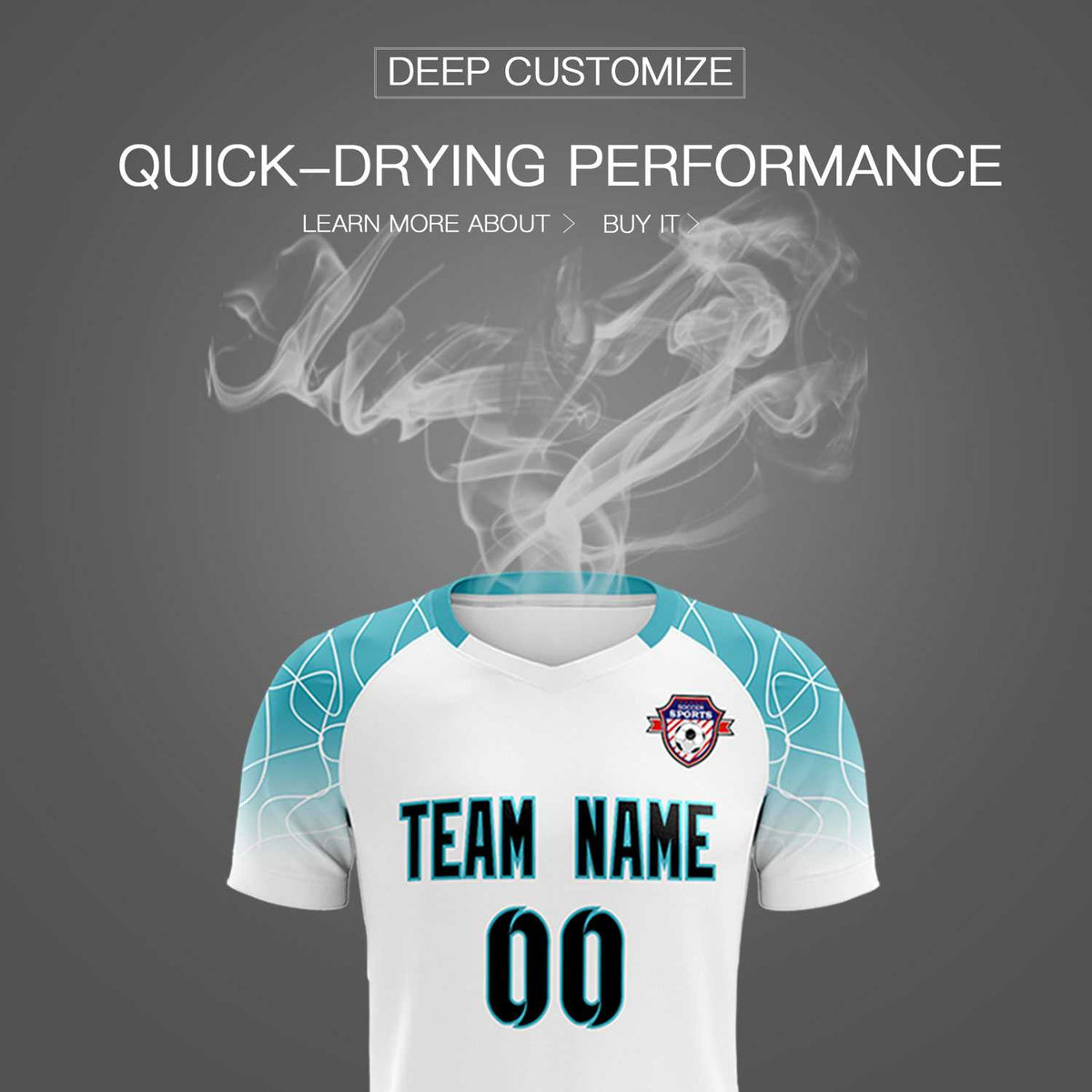 Custom White Classic Soccer Training Sets Jersey For Adults/Kids