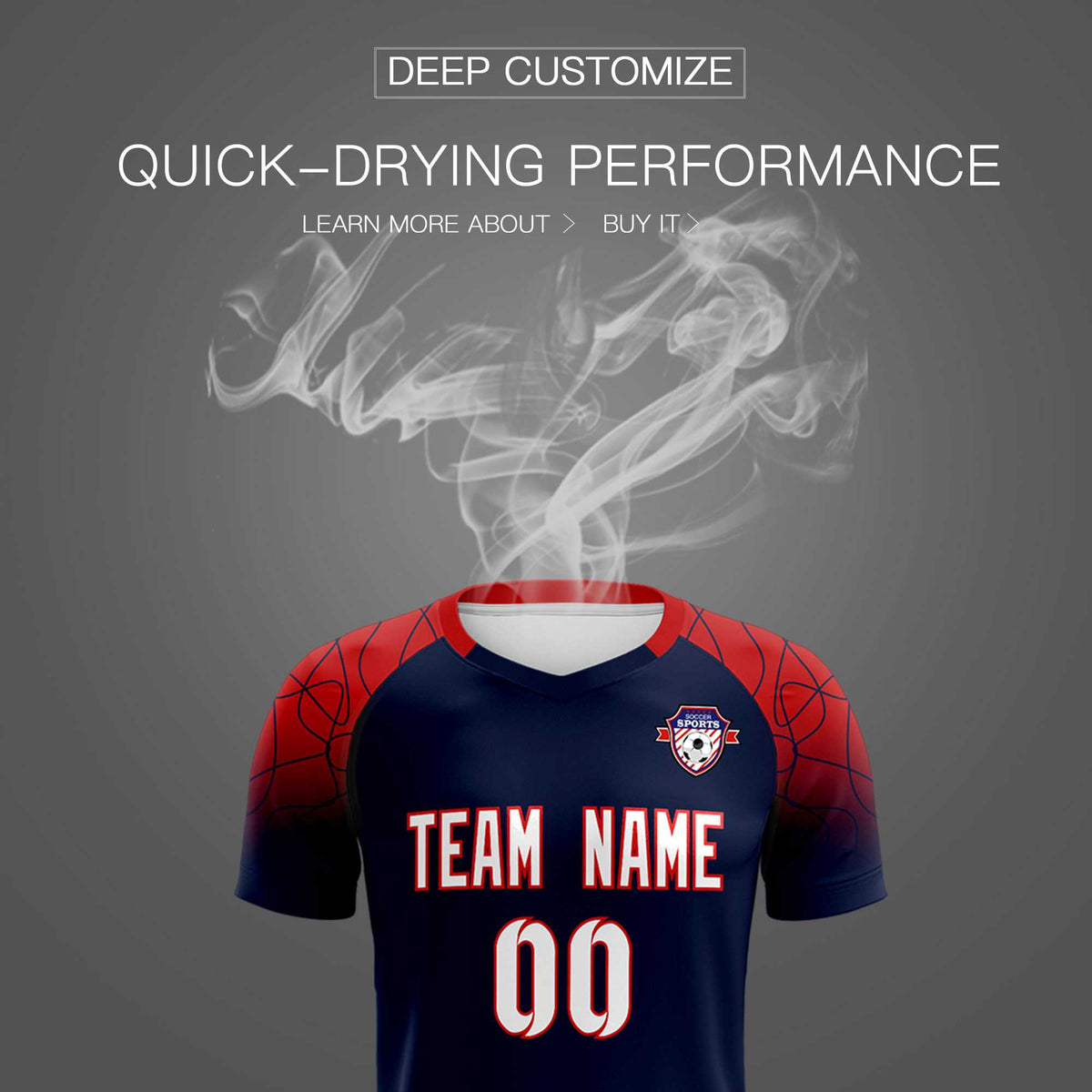 Custom Navy Classic Soccer Training Sets Jersey For Adults/Kids