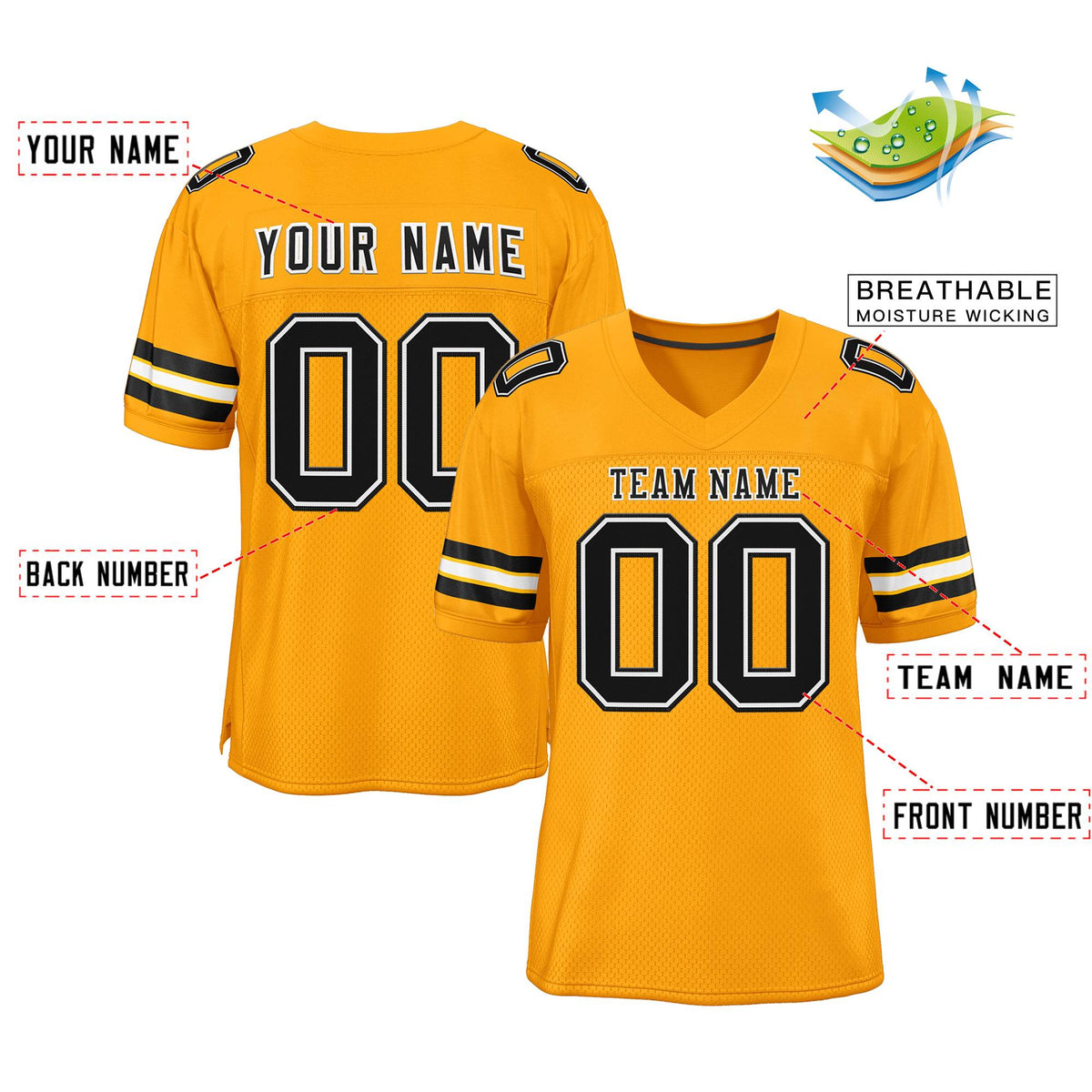 Custom Football Jersey for Men Women Youth Personalized Practice Shirts