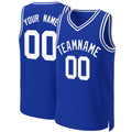 Custom Royal White Classic Tops Basketball Jersey