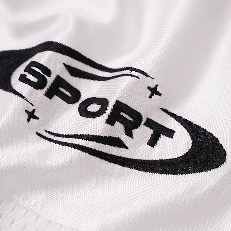 White #10 Football Jersey Shirt – Retro Sportswear Style