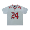 White #24 Football Jersey Shirt – Retro Sportswear Style