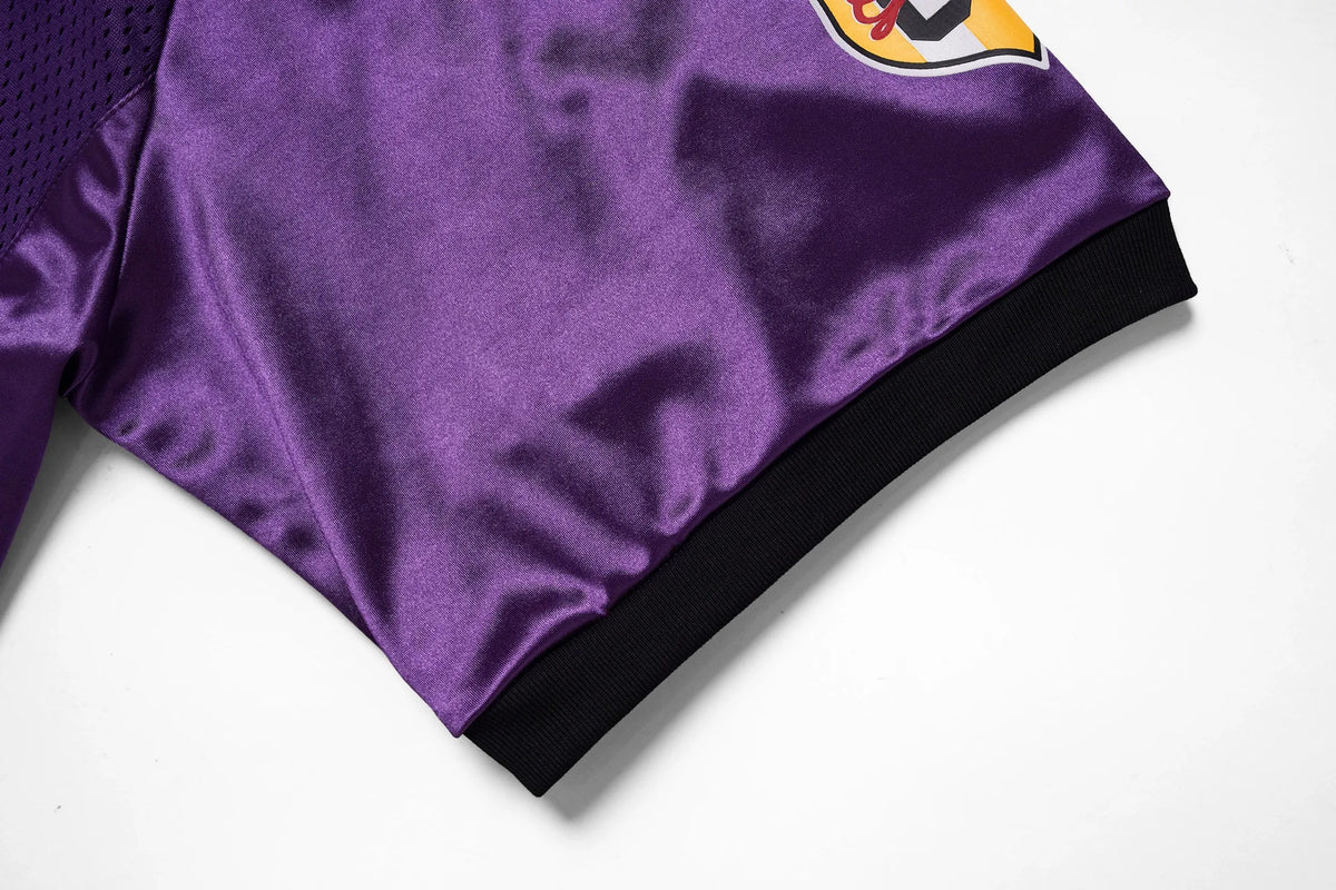 Purple #68 Football Jersey Shirt – Retro Sportswear Style