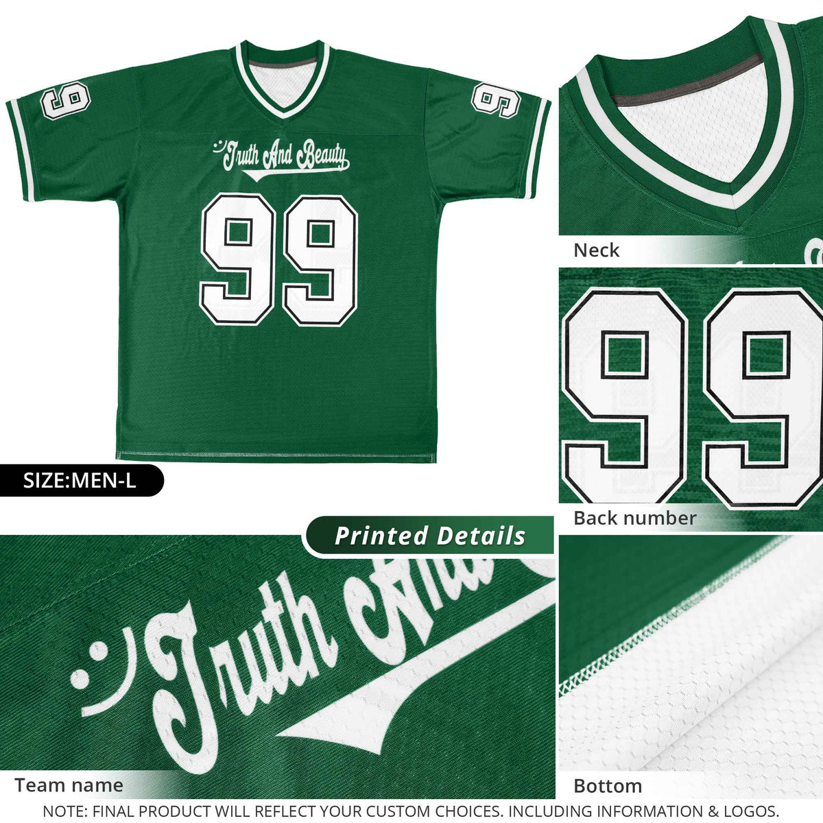 Custom Team Sports Stitched  Football Jersey Personalized Practice Uniforms for Adults/Youth