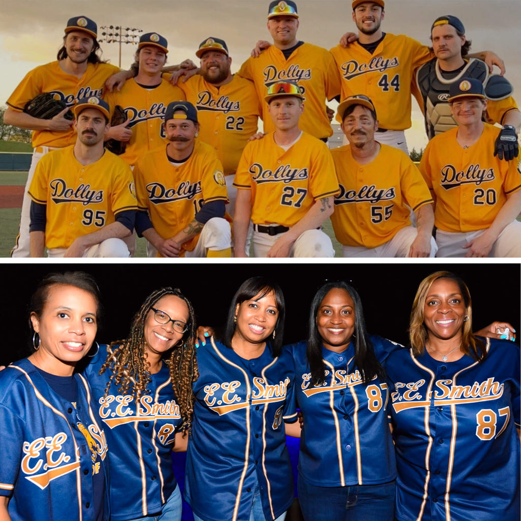 Custom Full Button Down Baseball Jersey Sports Team Uniforms